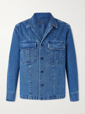 Herringbone Denim Overshirt Herringbone Denim Overshirt
