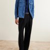 Herringbone Denim Overshirt - OU Herringbone Denim Overshirt - OU