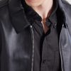 Button-Down Collar Lyocell-Gabardine Shirt - CU