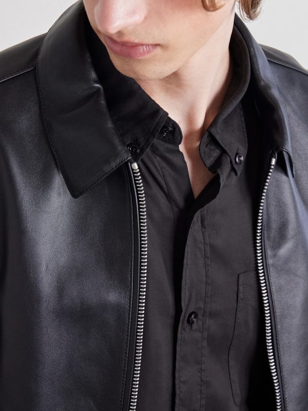 Button-Down Collar Lyocell-Gabardine Shirt - CU