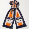 Fringed Jacquard-Knit Scarf Fringed Jacquard-Knit Scarf