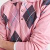 + Pringle Argyle Wool Polo Shirt - CU + Pringle Argyle Wool Polo Shirt - CU