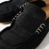 Stitch Loafer Waxed-Suede Mules - CU Stitch Loafer Waxed-Suede Mules - CU