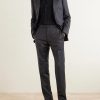 Straight-Leg Herringbone Wool and Silk-Blend Suit Trousers - OU Straight-Leg Herringbone Wool and Silk-Blend Suit Trousers - OU