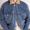 Corduroy-Trimmed Denim Jacket - CU Corduroy-Trimmed Denim Jacket - CU
