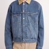 Corduroy-Trimmed Denim Jacket - FR Corduroy-Trimmed Denim Jacket - FR