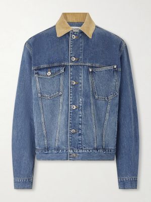 Corduroy-Trimmed Denim Jacket Corduroy-Trimmed Denim Jacket