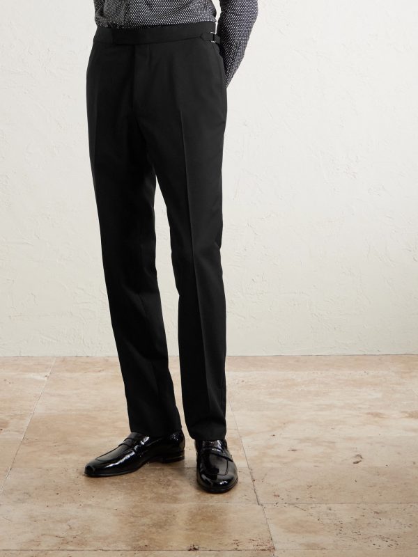 Straight-Leg Wool Suit Trousers - FR Straight-Leg Wool Suit Trousers - FR