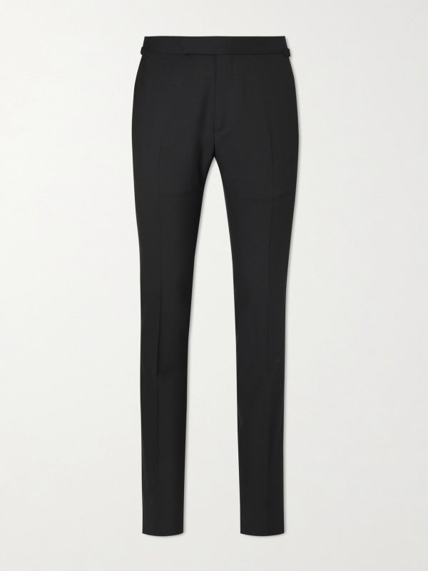 Straight-Leg Wool Suit Trousers Straight-Leg Wool Suit Trousers