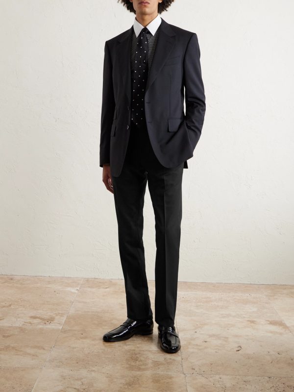 Straight-Leg Wool Suit Trousers - OU Straight-Leg Wool Suit Trousers - OU