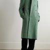 Double-Breasted Flecked Wool-Tweed Coat - OU Double-Breasted Flecked Wool-Tweed Coat - OU