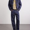 Pleated Denim Jacket - OU Pleated Denim Jacket - OU