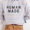 Logo-Print Striped Cotton-Jersey Sweatshirt - CU Logo-Print Striped Cotton-Jersey Sweatshirt - CU