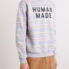 Logo-Print Striped Cotton-Jersey Sweatshirt - FR Logo-Print Striped Cotton-Jersey Sweatshirt - FR