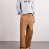 Logo-Print Striped Cotton-Jersey Sweatshirt - OU Logo-Print Striped Cotton-Jersey Sweatshirt - OU