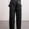 Wide-Leg Logo-Embroidered Pleated Cotton-Twill Chinos - BK Wide-Leg Logo-Embroidered Pleated Cotton-Twill Chinos - BK