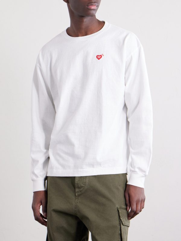 Logo-Appliquéd Cotton-Jersey T-Shirt - FR Logo-Appliquéd Cotton-Jersey T-Shirt - FR