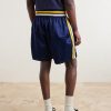 Straight-Leg Logo-Embroidered Cotton-Blend Shorts - BK Straight-Leg Logo-Embroidered Cotton-Blend Shorts - BK