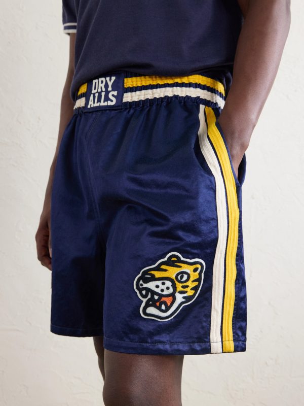 Straight-Leg Logo-Embroidered Cotton-Blend Shorts - E1 Straight-Leg Logo-Embroidered Cotton-Blend Shorts - E1