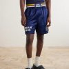 Straight-Leg Logo-Embroidered Cotton-Blend Shorts - FR Straight-Leg Logo-Embroidered Cotton-Blend Shorts - FR