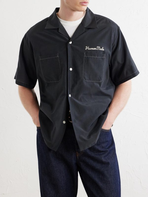 Souvenir Logo-Embroidered Poplin Shirt - FR Souvenir Logo-Embroidered Poplin Shirt - FR