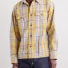 Logo-Embroidered Checked Cotton-Flannel Shirt - FR