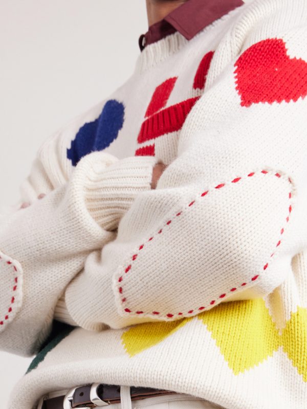 Intarsia Wool-Blend Sweater - CU