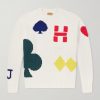 Intarsia Wool-Blend Sweater
