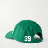Logo-Appliquéd Cotton-Twill Baseball Cap - BK