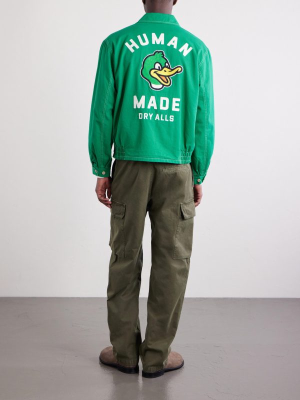 Logo-Embroidered Cotton-Twill Jacket - BK Logo-Embroidered Cotton-Twill Jacket - BK