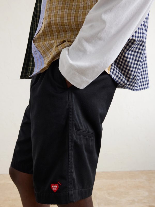 Skater Straight-Leg Logo-Detailed Pleated Twill Shorts - E2 Skater Straight-Leg Logo-Detailed Pleated Twill Shorts - E2