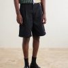 Skater Straight-Leg Logo-Detailed Pleated Twill Shorts - FR Skater Straight-Leg Logo-Detailed Pleated Twill Shorts - FR