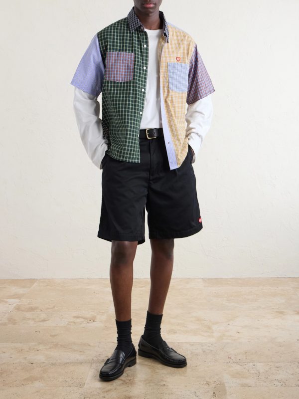 Skater Straight-Leg Logo-Detailed Pleated Twill Shorts - OU Skater Straight-Leg Logo-Detailed Pleated Twill Shorts - OU
