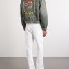 Embroidered Nylon Jacket - BK