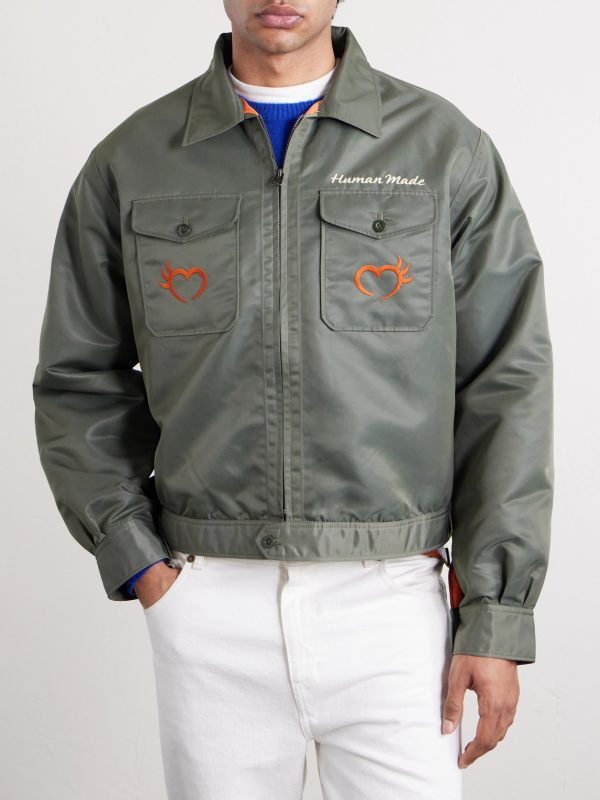Embroidered Nylon Jacket - FR