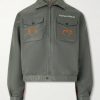 Embroidered Nylon Jacket