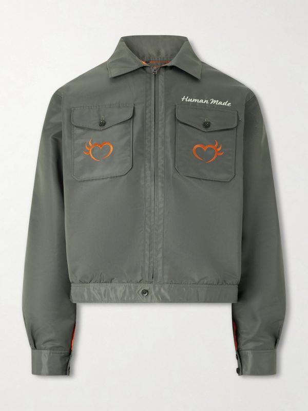 Embroidered Nylon Jacket