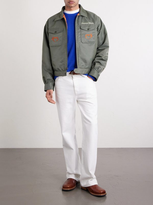 Embroidered Nylon Jacket - OU
