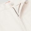 Wide-Leg Logo-Embroidered Pleated Cotton-Twill Chinos - E1