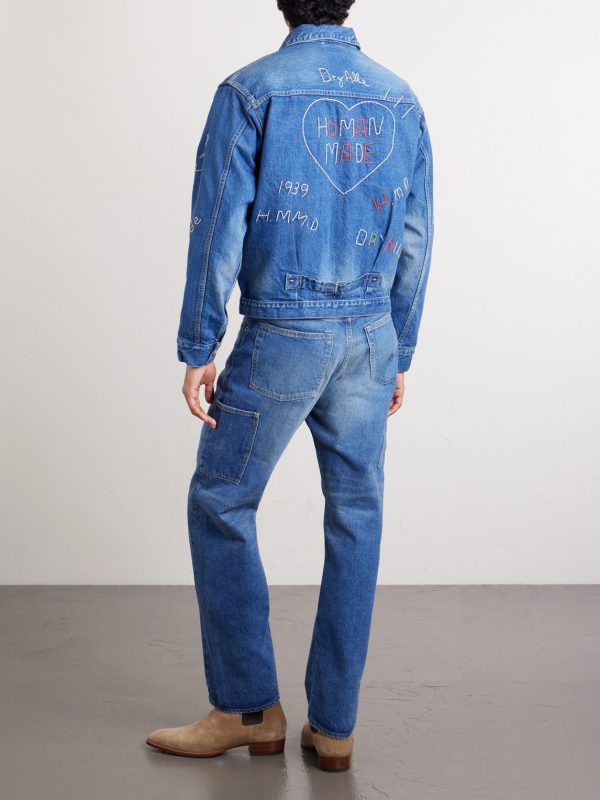 Embroidered Denim Jacket - BK Embroidered Denim Jacket - BK