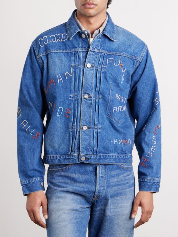 Embroidered Denim Jacket - FR Embroidered Denim Jacket - FR