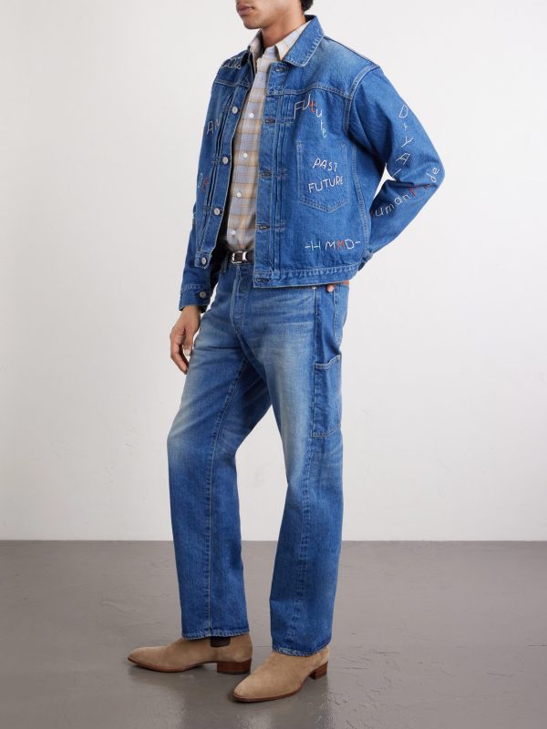 Embroidered Denim Jacket - OU Embroidered Denim Jacket - OU