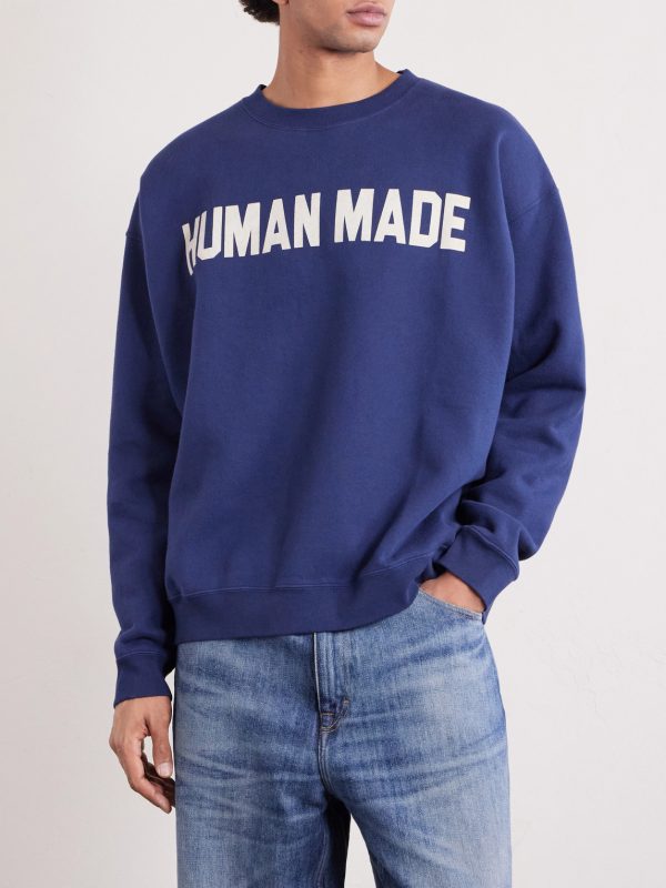 Logo-Print Cotton-Jersey Sweatshirt - FR Logo-Print Cotton-Jersey Sweatshirt - FR