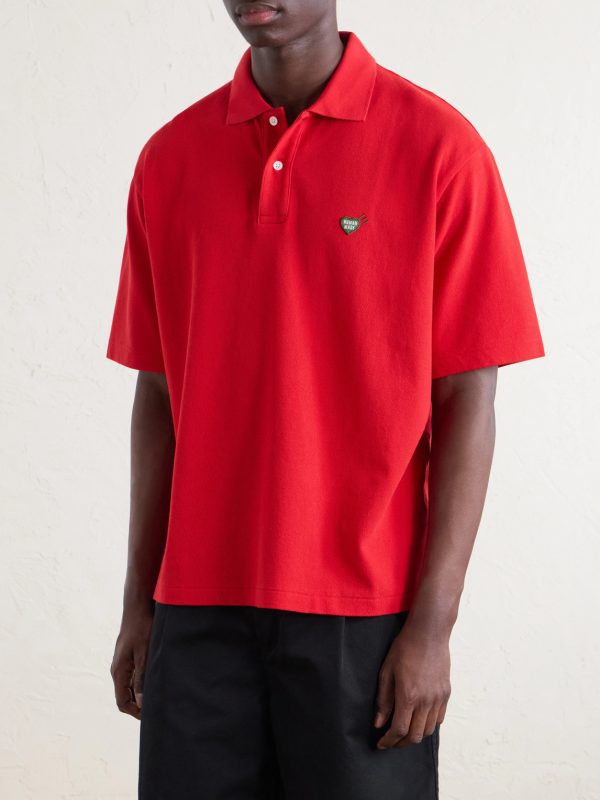Logo-Appliquéd Cotton-Piqué Polo Shirt - FR Logo-Appliquéd Cotton-Piqué Polo Shirt - FR