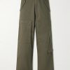 Cotton Wide-Leg Pants Trousers
