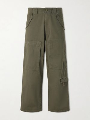 Cotton Wide-Leg Pants Trousers Cotton Wide-Leg Pants Trousers