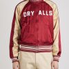 Reversible Logo-Appliquéd Cotton-Blend Satin Bomber Jacket - FR Reversible Logo-Appliquéd Cotton-Blend Satin Bomber Jacket - FR