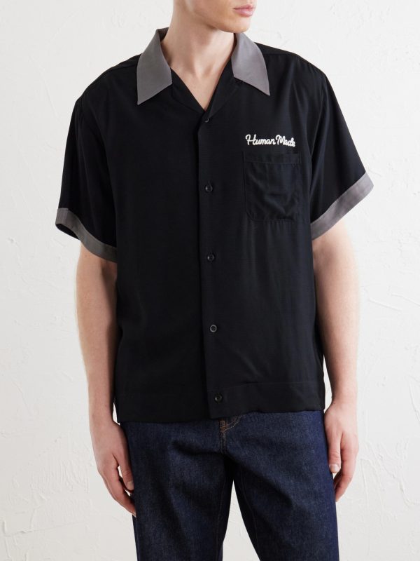 Logo-Embroidered Poplin Shirt - FR Logo-Embroidered Poplin Shirt - FR