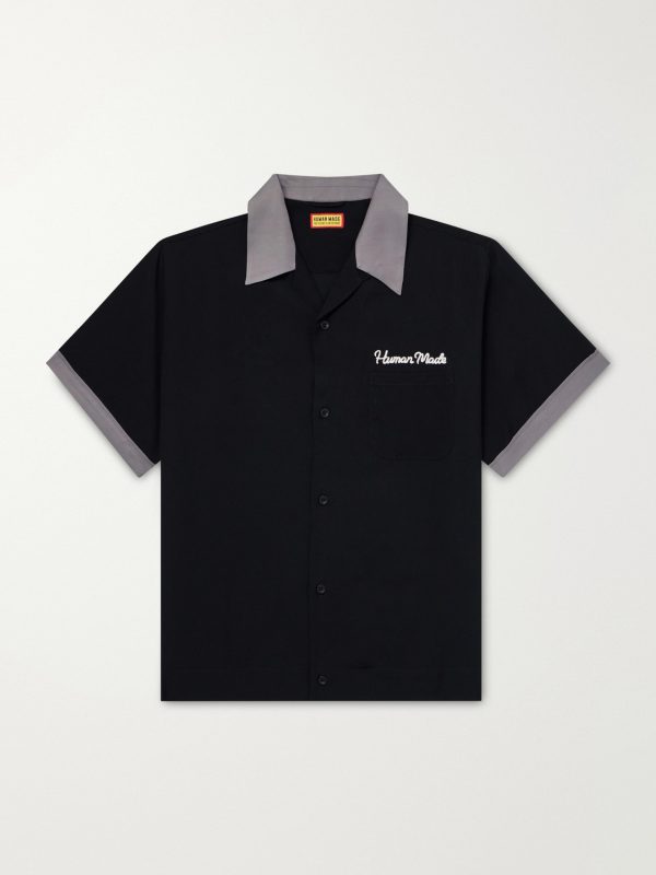Logo-Embroidered Poplin Shirt Logo-Embroidered Poplin Shirt