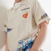 Camp-Collar Printed Poplin Shirt - CU Camp-Collar Printed Poplin Shirt - CU